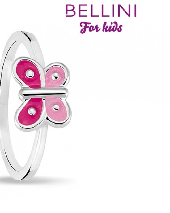 BELLINI ZILVEREN RING, VLINDER LILA/ROSE MT42 - 70875 - 57901142-MT42
