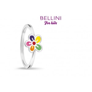 BELLINI ZILVEREN RING BLOEM MULTICOLOR MT44 - 76477 - 57902844-MT44