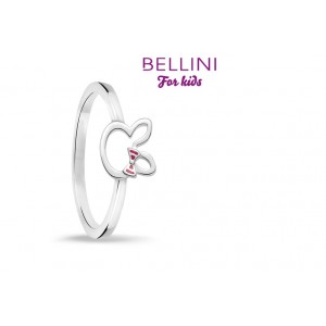 BELLINI ZILVEREN RING KONIJN MET STRIK MT46 - 77587 - 57903846-MT46