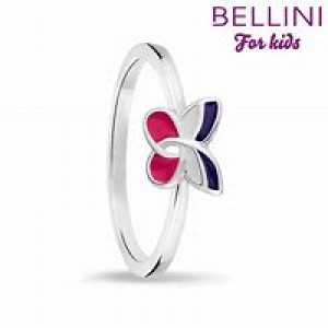 BELLINI ZILVEREN RING VLINDER ROZE/PAARS/WIT MT42 - 79982 - 57904242-MT42