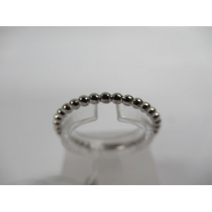 WITGOUDEN RING AANSCHUIF "84" PARELDRAAD MT55 - 75685 - VKK1119-MT55