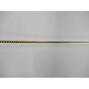 ZINZI GOUDEN ARMBAND PLATTE GOURMET MASSIEF 2.2MM 21CM - 76493 - ZGA301-21CM