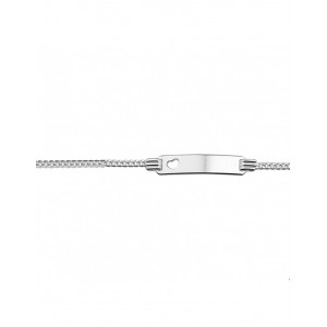 ZILVEREN GRAVEERARMBAND GOURMET 4.8MM 13-15CM - 78292 - 1327369