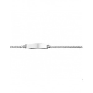 ZILVEREN GRAVEERARMBAND GOURMET 4.2MM 9-11CM - 78312 - 1327732