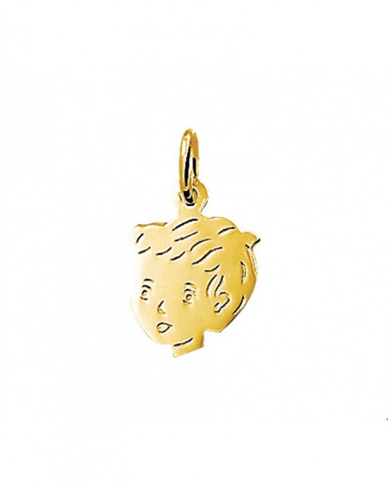 GOUDEN HANGER JONGEN 11X15MM - 78328 - 4018358