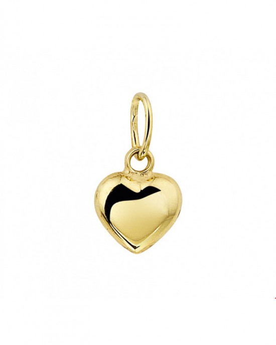 GOUDEN HANGER HART BOL 6.5X5.5MM - 78353 - 4018468