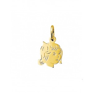 GOUDEN HANGER MEISJE 11X15MM - 78370 - 4018525