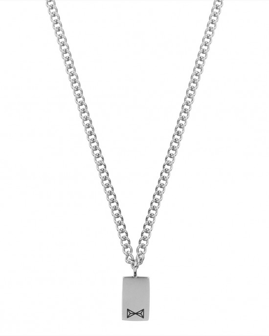AZE JEWELS STALEN HANGER EN COLLIER GOURMET, MINI IDENTITY 50+10CM - 84021 - AZ-NL013-A-60