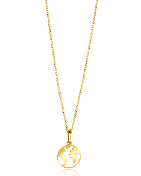 GOUDEN HANGER AARDE 15MM - 82439 - ZGH474