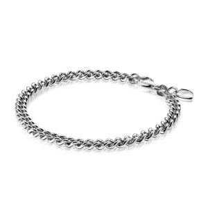 ZINZI ZILVEREN ARMBAND GOURMET 4.5MM 18.5CM - 75582 - ZIA1414