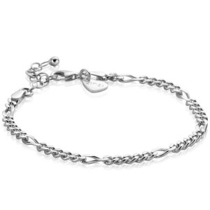 ZINZI ZILVEREN ARMBAND FIGARO SCHAKEL 3.5MM 17-20CM - 81143 - ZIA2291