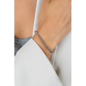 ZINZI ZILVERENARMBAND MET 4MM BOLLETJES 18-20CM - 83850 - ZIA2659