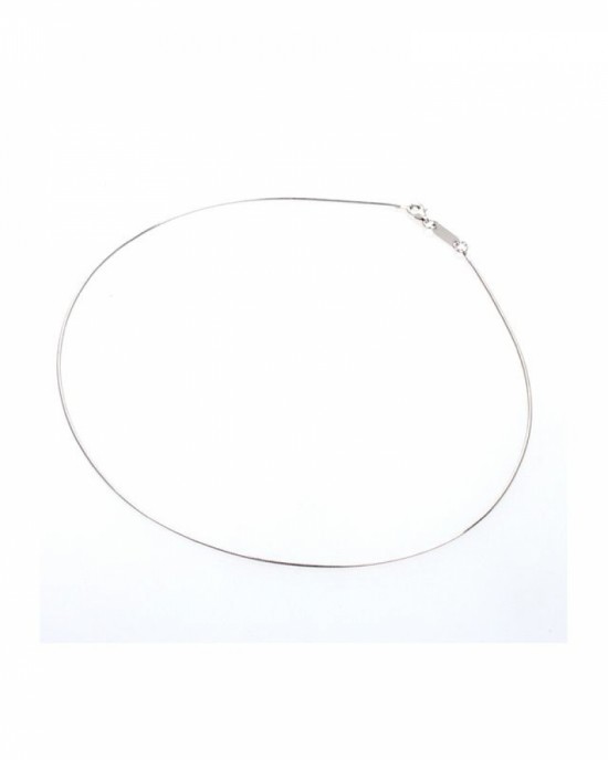 ZILVEREN COLLIER OMEGA 1.0MM 43CM - 9000 - ZIOM1-43CM